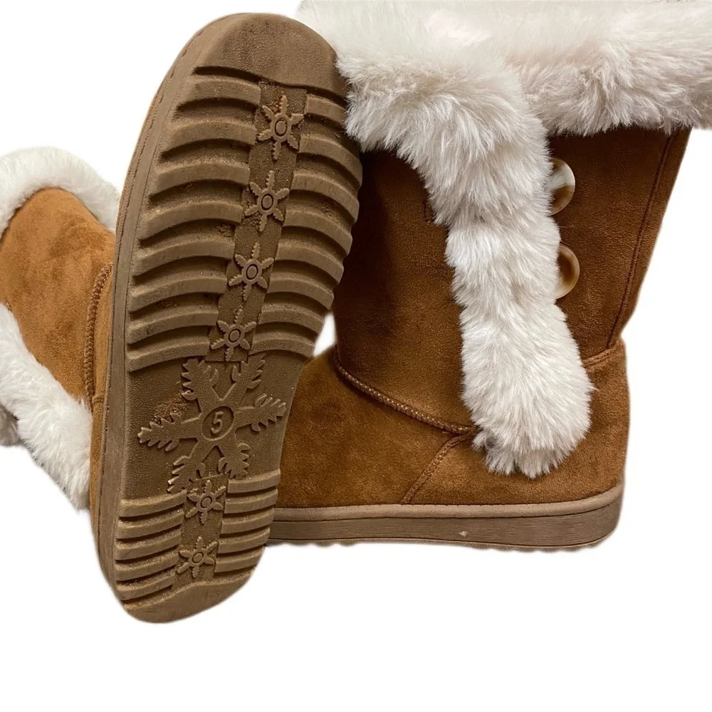 SO Girl 5M Brown Boots Fur Lined